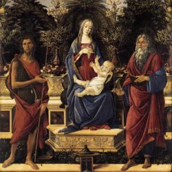 The Virgin and Child Enthroned